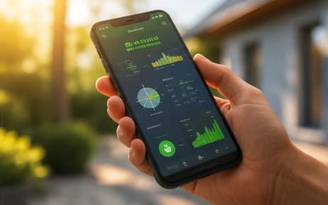 Suivi de la production solaire depuis une application mobile